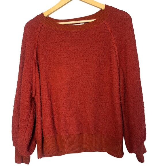 Altar’d State Textured Knit Sweater Rust Color Size  M/L - Picture 1 of 6